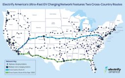 Electrify America completa su primera red de cargadores DC de costa a costa