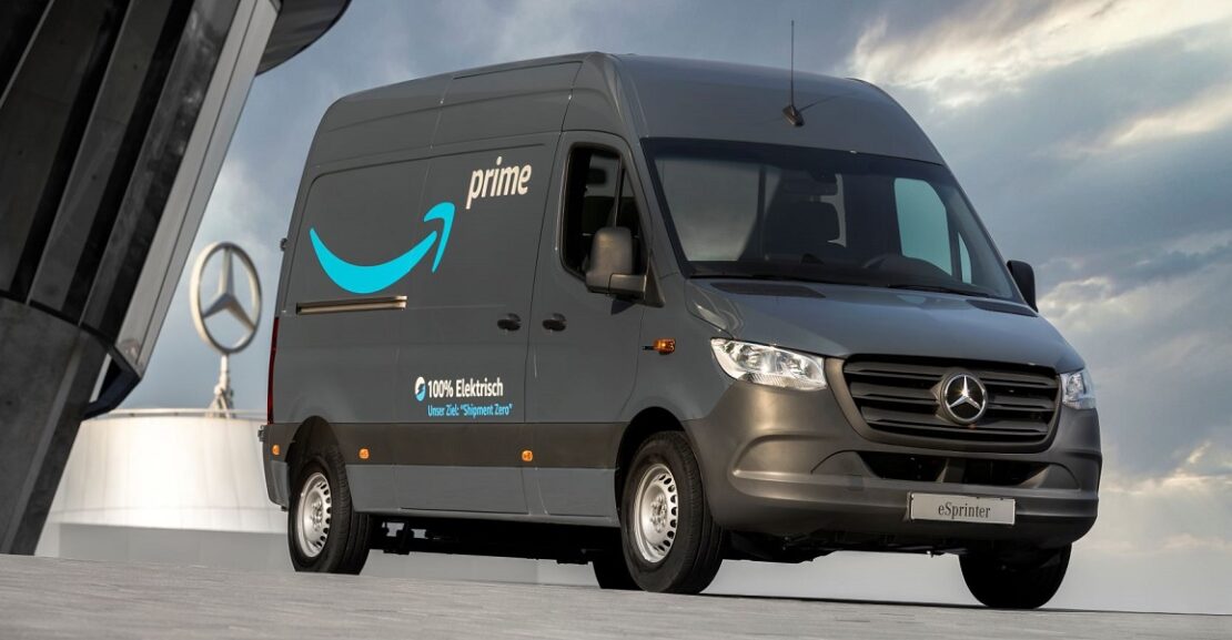 Amazon coloca una orden de compra por 1800 camionetas eléctricas a Mercedez Benz
