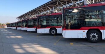 Chile incorpora otros 115 autobuses eléctricos a su red de transporte público