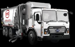 BYD cierra venta con el ayuntamiento de Ocala por 5 camiones de basura Clase 8