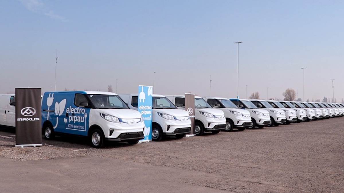 Chile 60 vans eléctricas se incorporan al sector del retail RECARGADOS